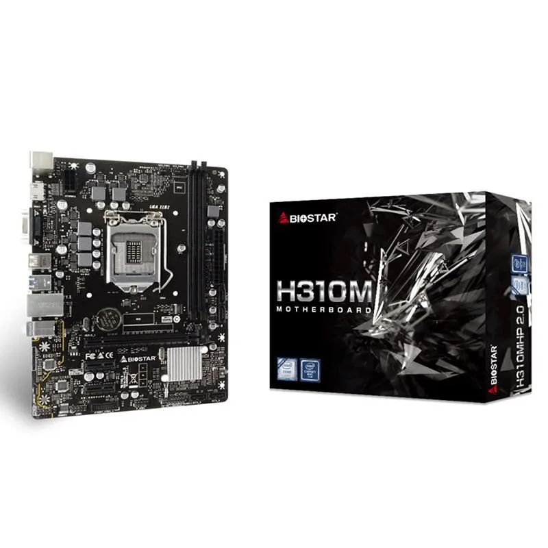 Biostar Biostar H310MHP Intel motherboard — product photo