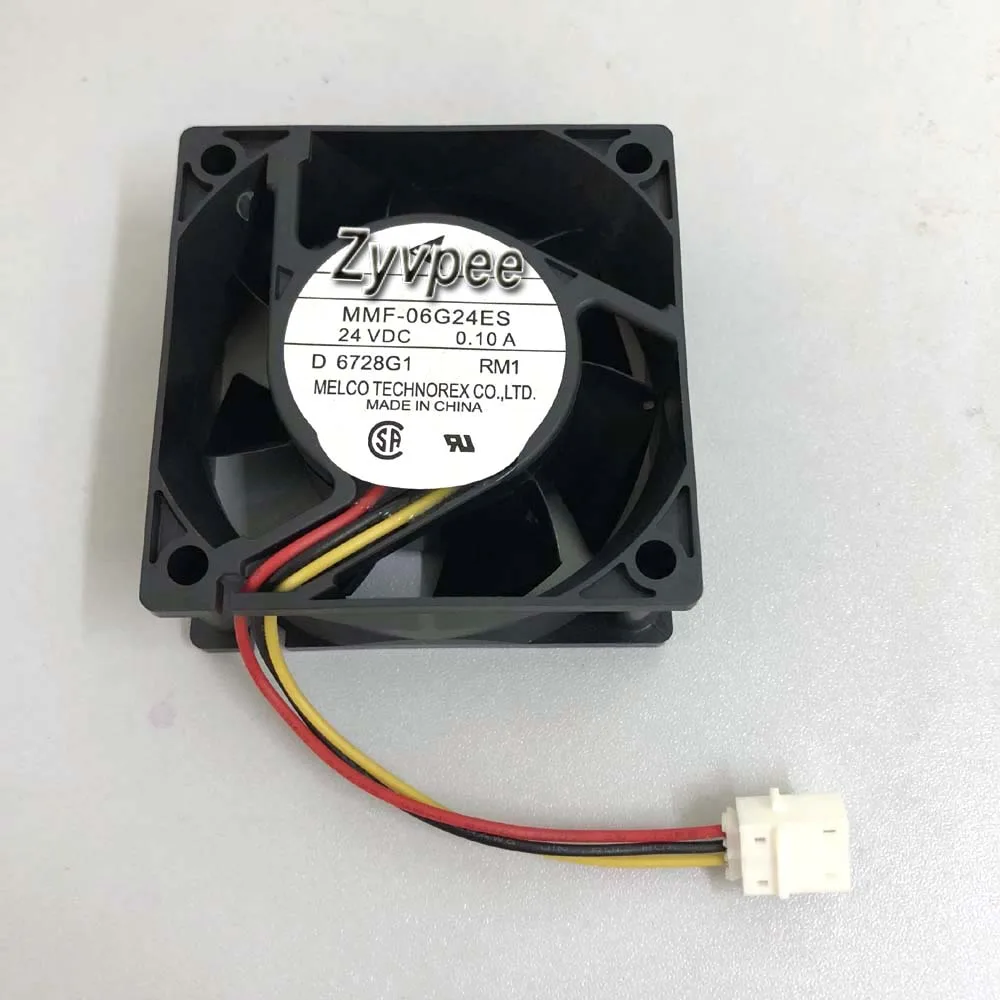 Zyvpee Zyvpee MMF-06G24ES RM1 60*25mm 24VDC .1A 3 Pin case fan — product photo