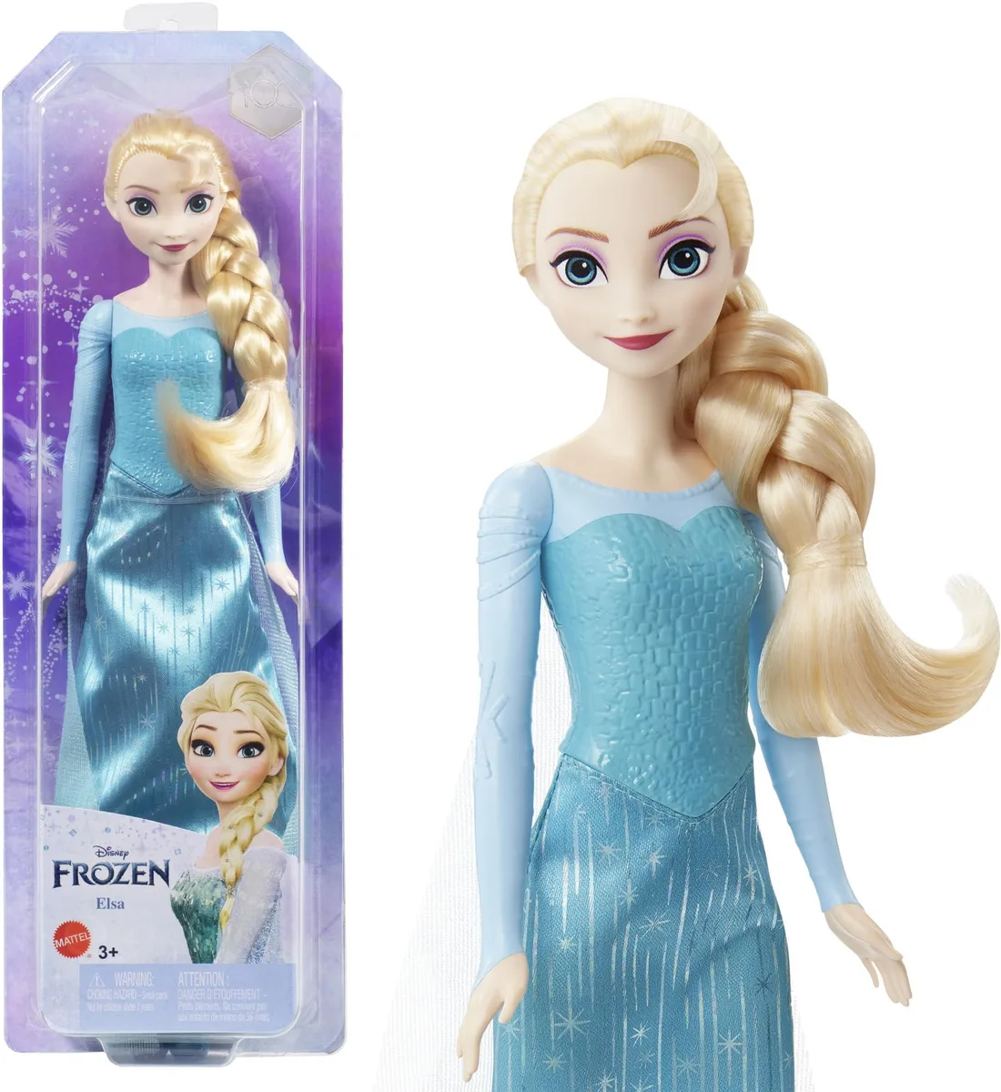 Mattel Mattel Frozen Elsa Doll HLW47 Turquoise Dress 36 1188 — product photo