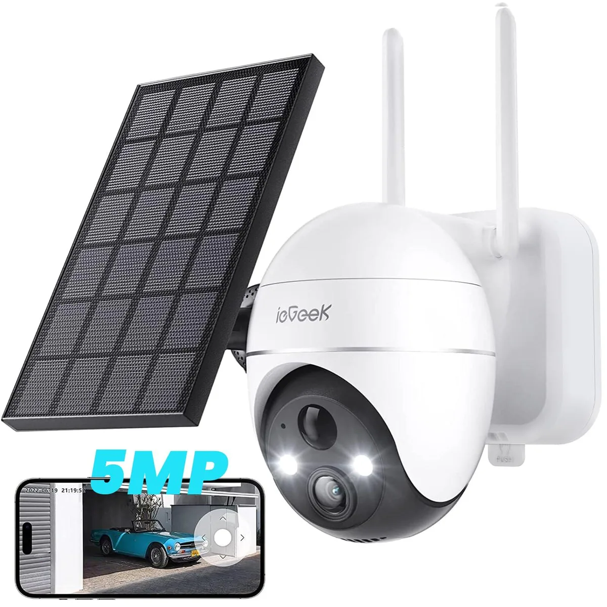 ieGeek ieGeek ZS-GX4S 5MP Solar Wireless Network Camera 360° PTZ — product photo