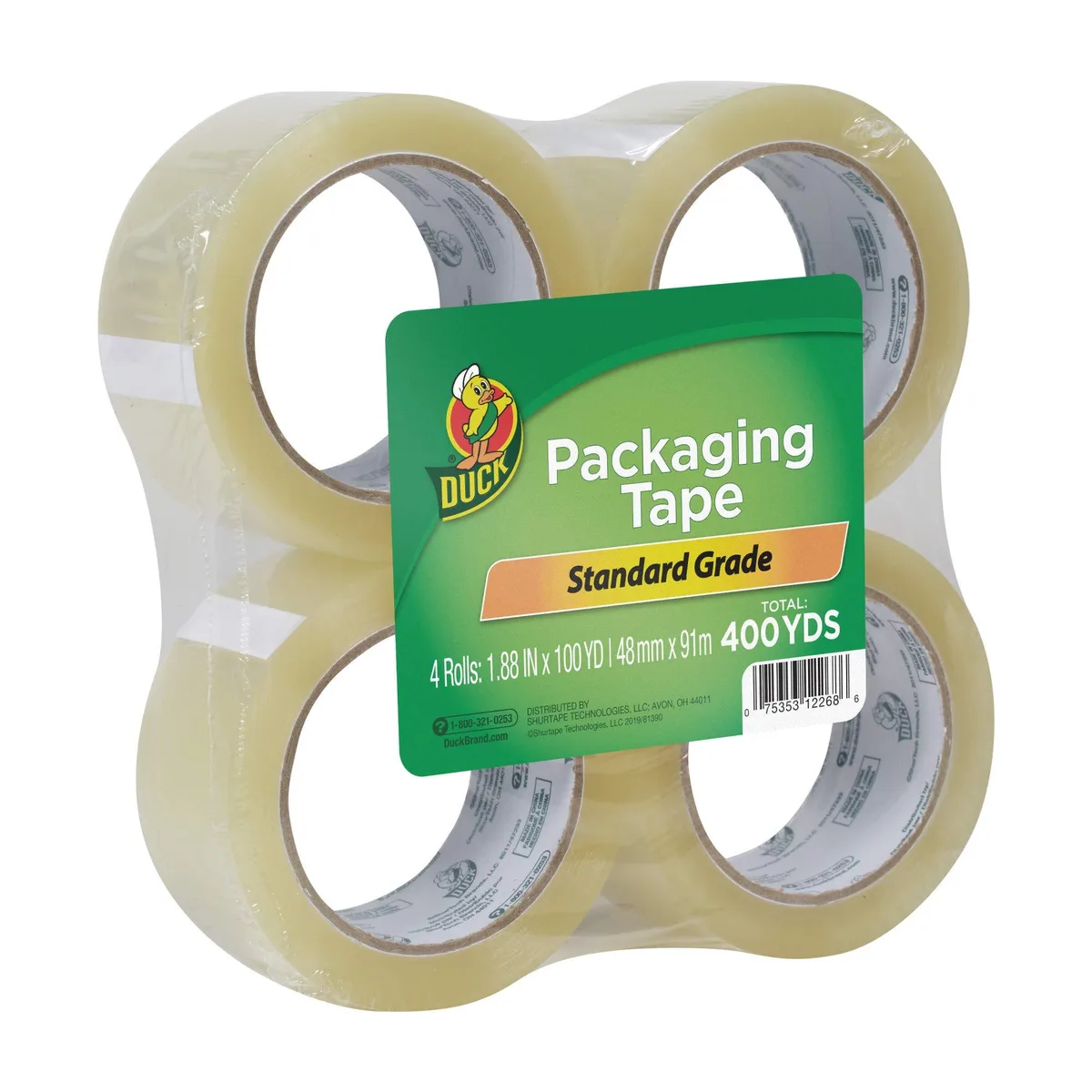  Avery 240593 Clear Packing Tape 1.88 in x 100 yd 4 Rolls — product photo