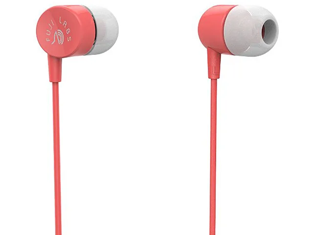 Fuji Labs Fuji Labs AUFJ-SQWMS101RE Sonique SQ101 In-Ear Headphones Red — product photo