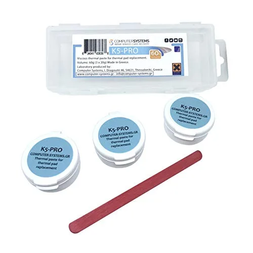 CS Labs CS Labs K5 PRO 3x20g 60g Viscous Thermal Paste — product photo