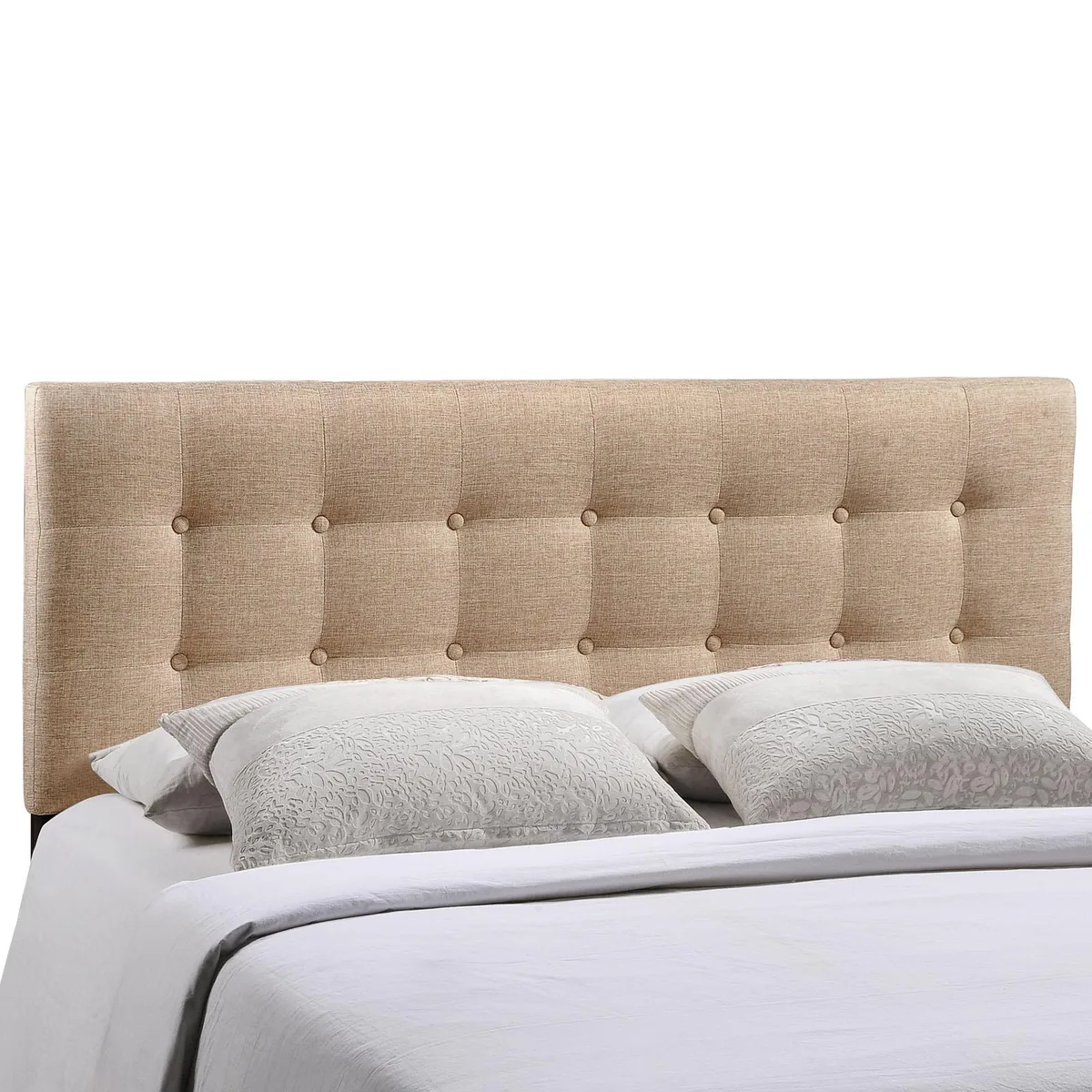 Modway Furniture Modway Furniture Emily Queen Upholstered Headboard Beige 61.5"W — product photo