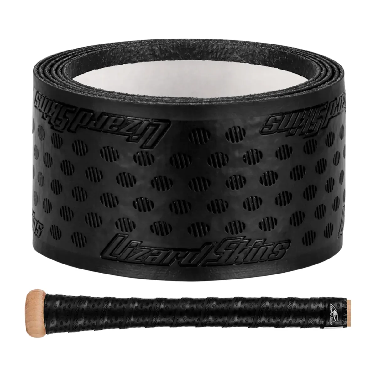 Jet black bat grip tape roll 1.8 mm thick 39 inches long