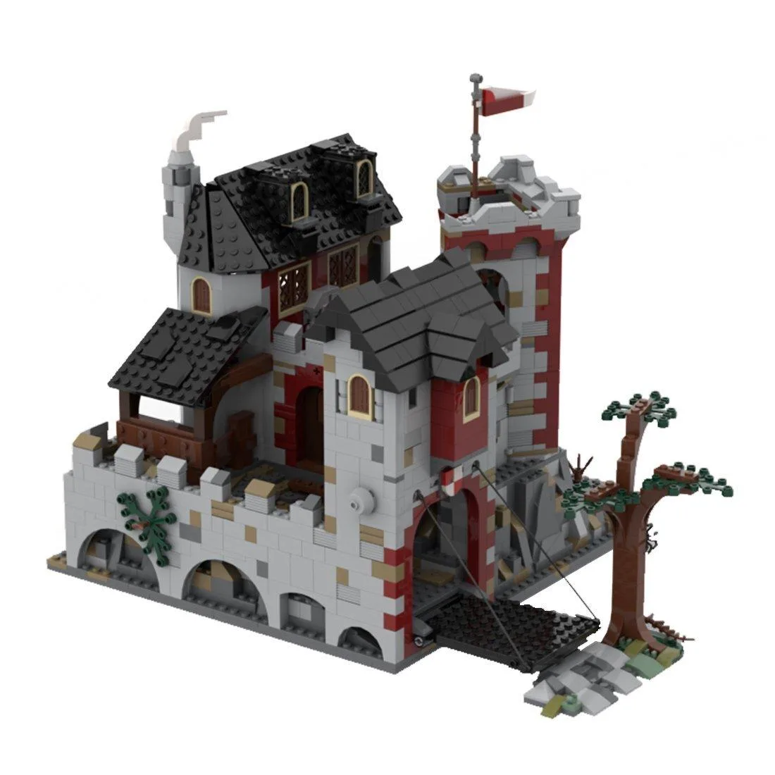 ZITIANYOUBUILD ZITIANYOUBUILD MOC-114895 Medieval Rodenstein Castle 2027+ Parts — product photo