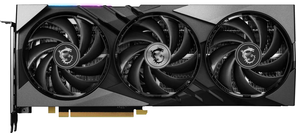 MSI MSI RTX 4060 TI GAMING X SLIM 16G graphics card — product photo