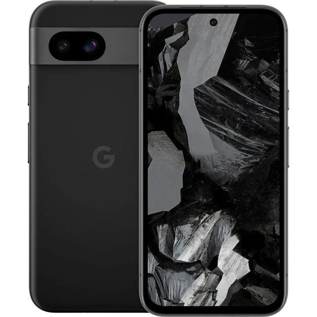 Google Google Pixel 8a 128GB Obsidian cell phones - unlocked — product photo