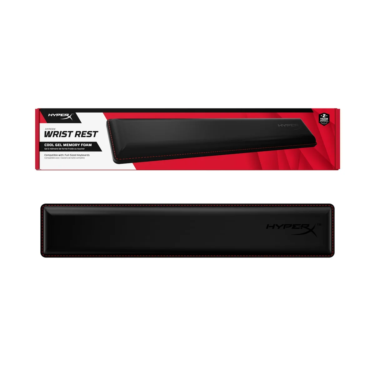 HyperX HX-WR Wrist Rest Full Size Black 457mm — product photo