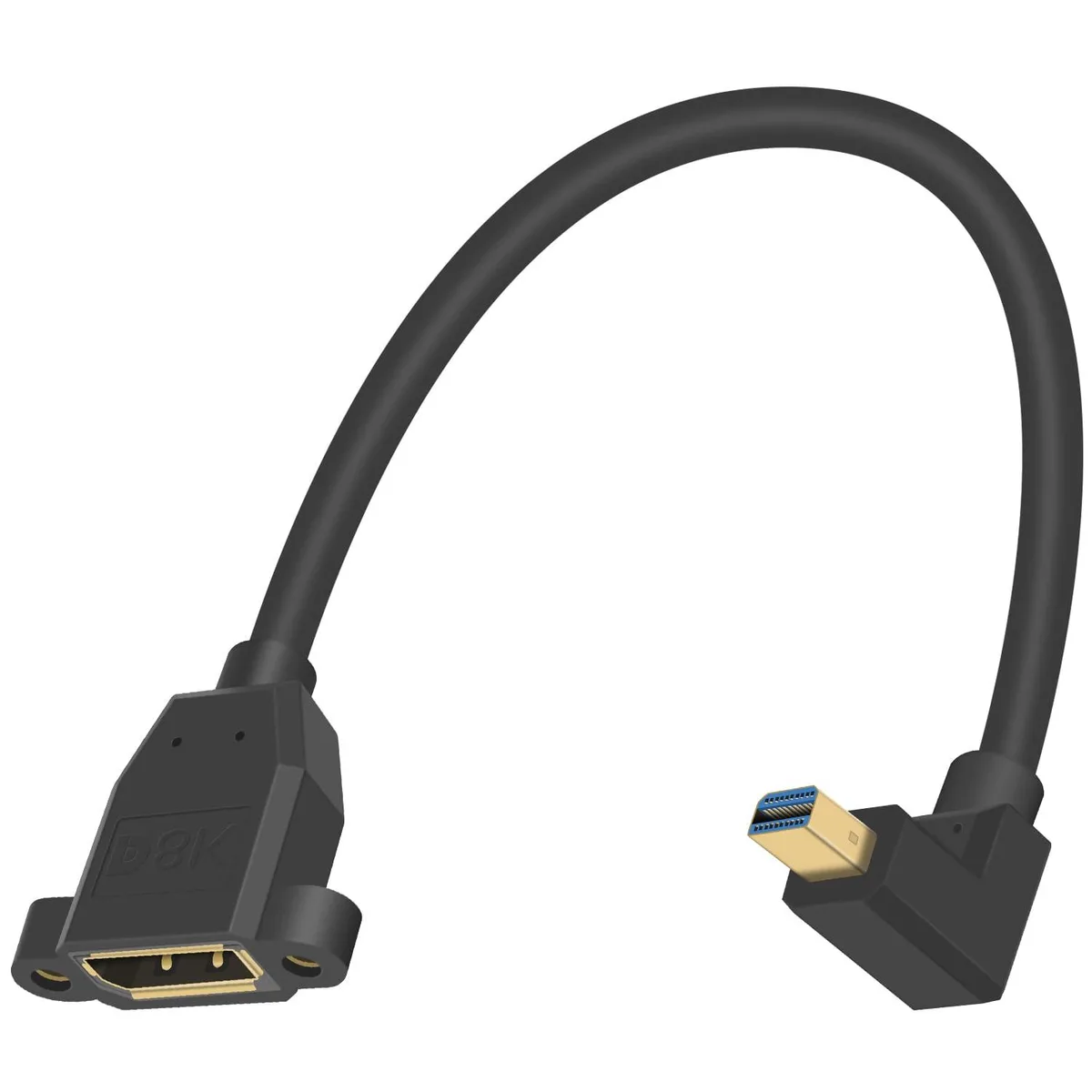 BUCIER BUCIER Mini DP to DP 1.4 cable 8K 60Hz 30cm — product photo