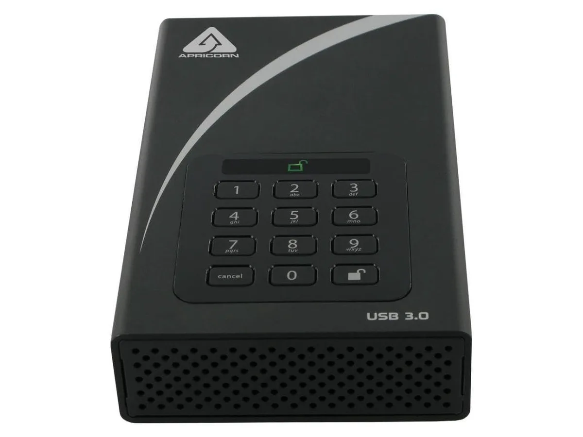 Apricorn Apricorn Aegis Padlock DT 4000 256-bit USB 3.0 2 in 1 accessory — product photo