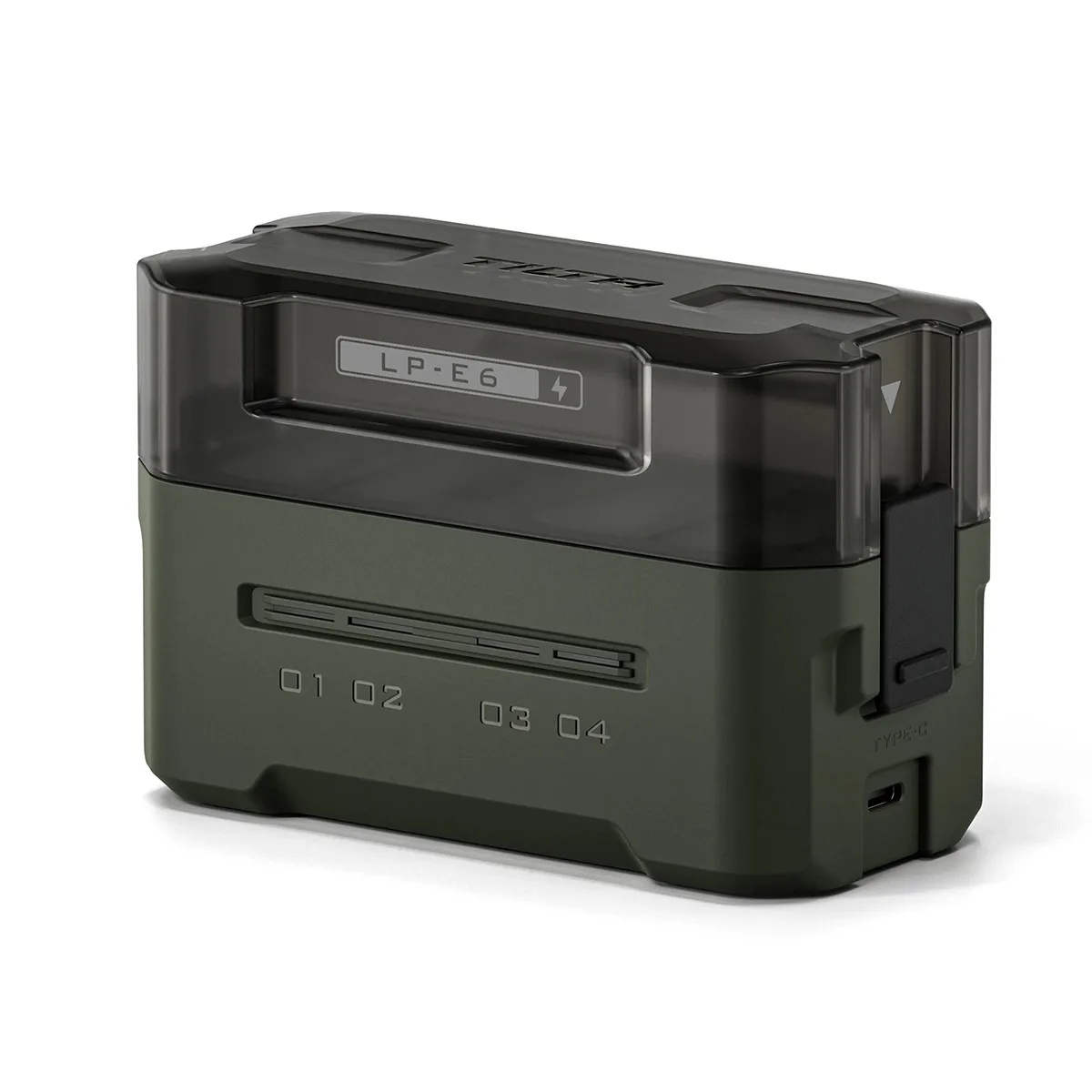 Tilta Technology Co.,Ltd Tilta Technology Co.,Ltd 4-Channel LP-E6 Charging Station Green camera accessory — product photo