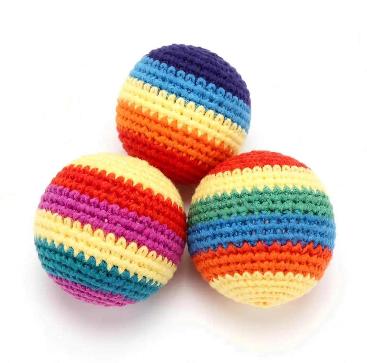  Upgraded Hand-Woven Hackys Suit 3PCS Juggling Balls 2026 — product photo