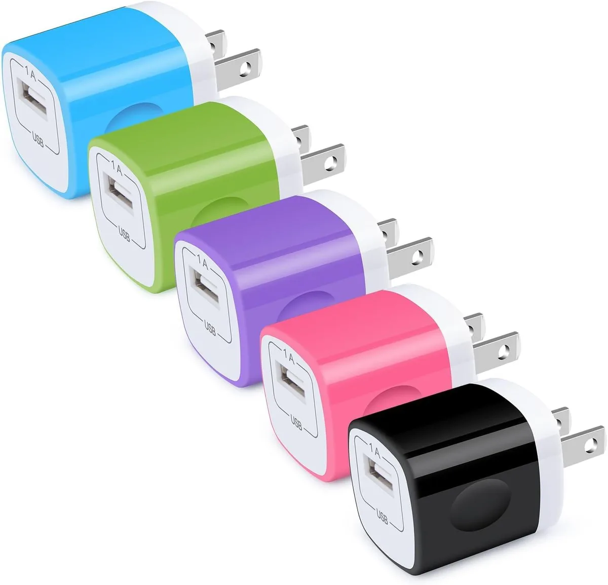 ONITOON ONITOON USB Wall Charger 5 Pack 1A 5V Single Port — product photo