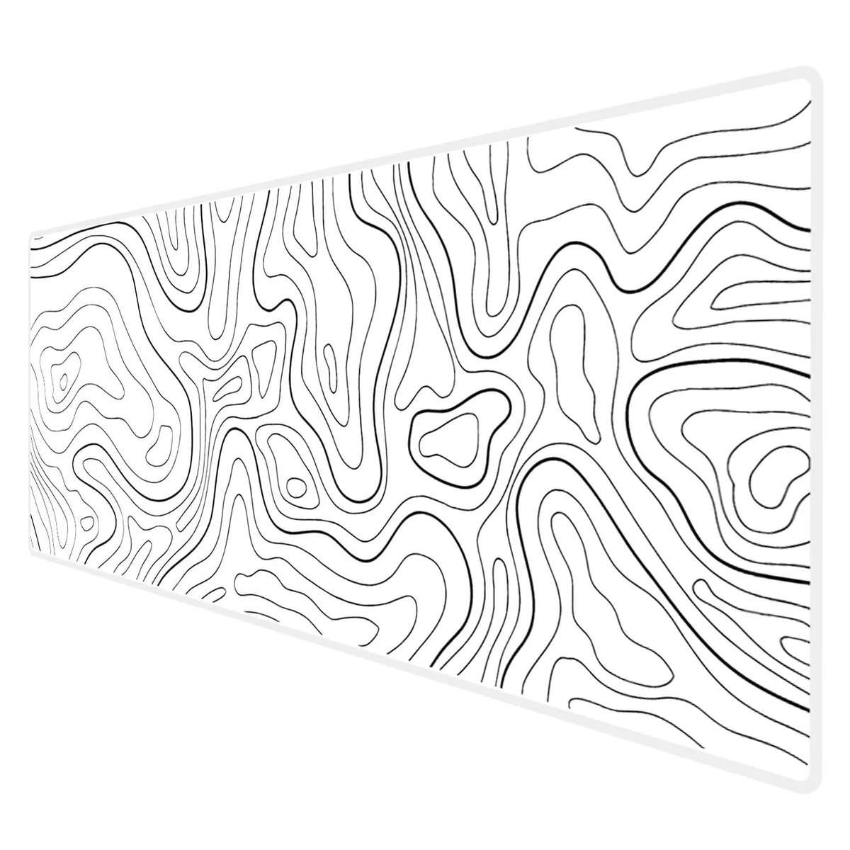 HGWALP MPXL-9040-WTP Mouse Pad White Topographic 90x40cm — product photo