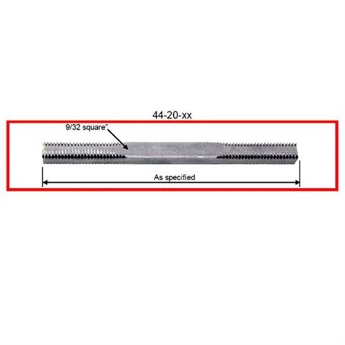 Progressive Hardware Co., Inc. Progressive Hardware Co., Inc. 44-20-5 Straight Steel Spindle 9/32" Square x 5" Long 20 TPI Door Lock — product photo