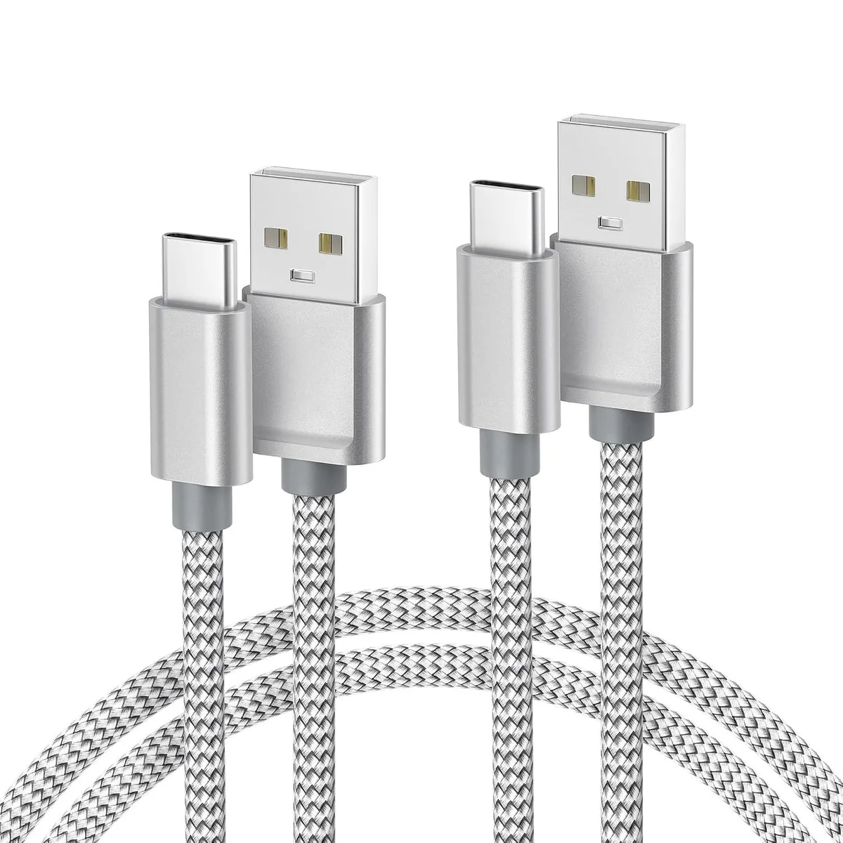 Elestur Elestur USB-C to USB-A Cable 6.6 ft 2-Pack 3A Braided — product photo