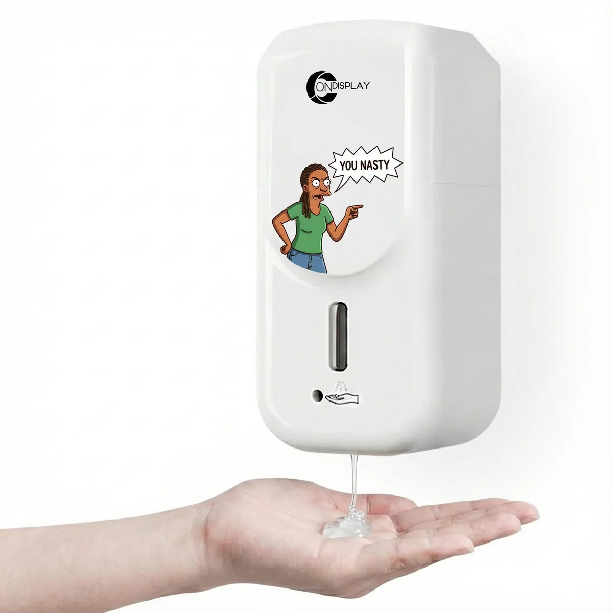 Vandue Corporation Vandue Corporation OnDisplay Touchless Sanitizer Dispenser 1000ml You Nasty — product photo