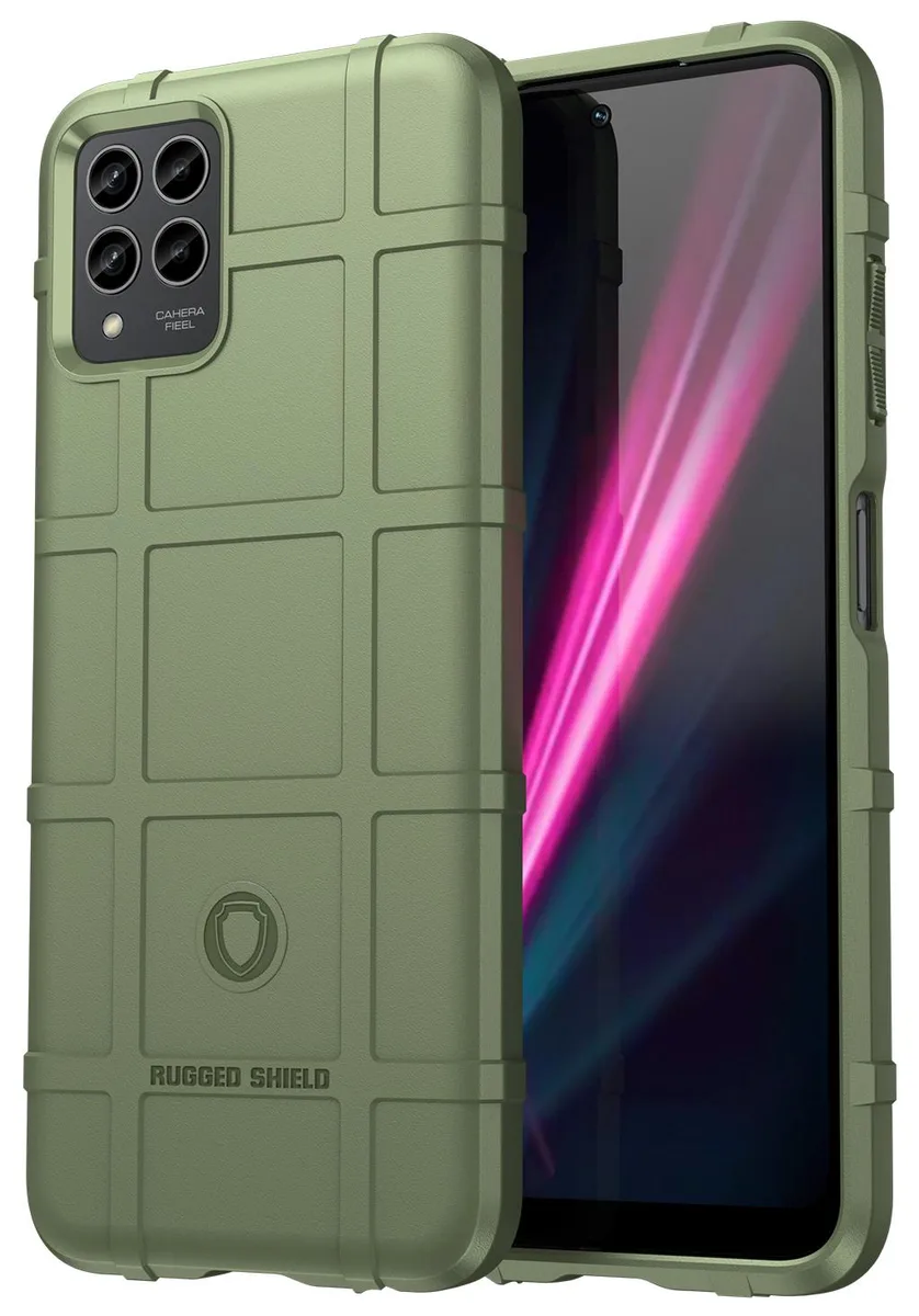 Nakedcellphone Nakedcellphone Special Ops Rugged Case Olive Green for T-Mobile REVVL 6 Pro 5G 2022 / REVVL 6X Pro 2023 — product photo