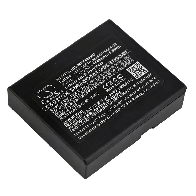 Cameron &amp; Co Cameron &amp; Co DS-CS-MRP600MD Li-ion Battery 1.8 Ah Black — product photo