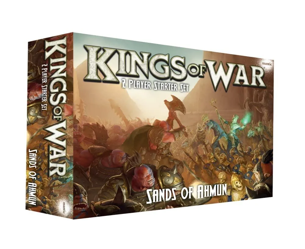 Mantic Entertainment Ltd. Mantic Entertainment Ltd. Kings of War: Sands of Ahmun Two Player Starter Set Game — product photo