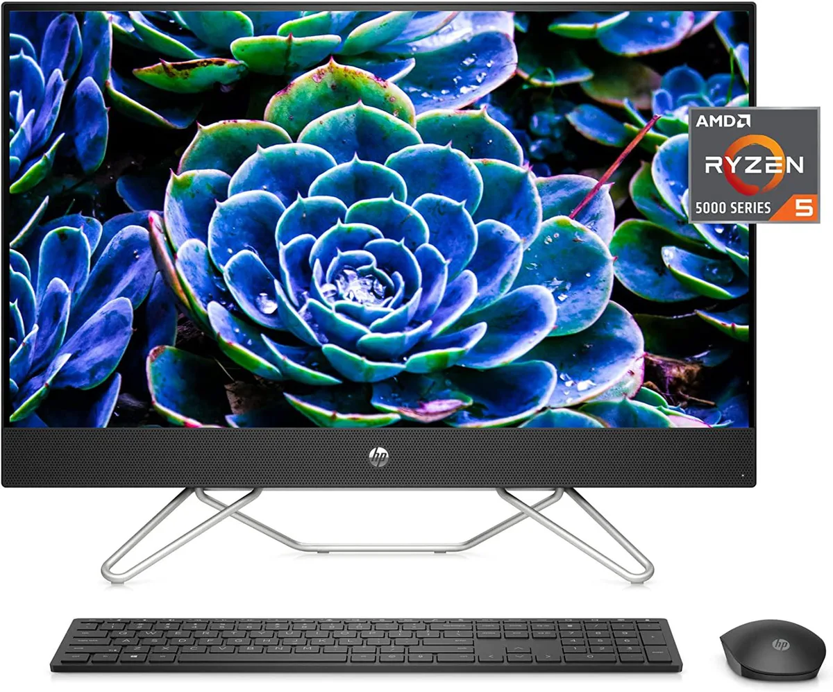 HP HP 27 All-in-One PC AMD Ryzen 5 5500U 16 GB 512 GB 27-cb0060 — product photo