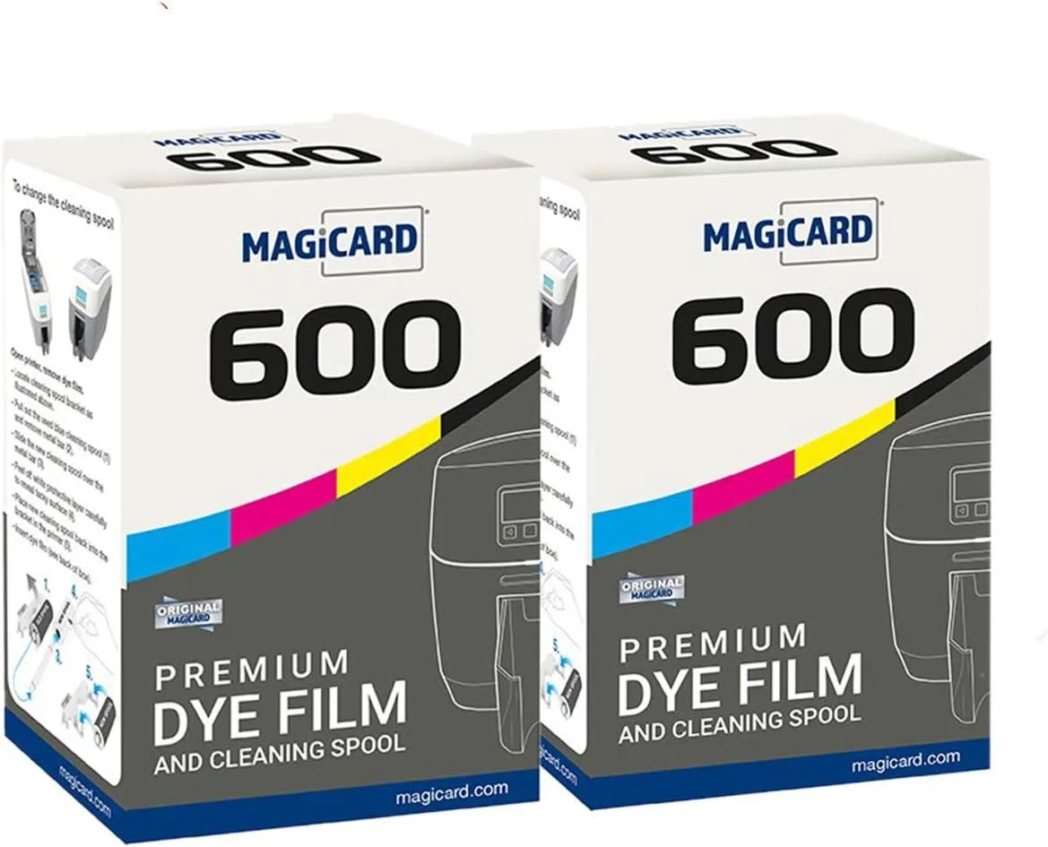EVESKY EVESKY Magicard 600 MB300YMCKO YMCKO Ribbon 2 Pack 300 Prints — product photo