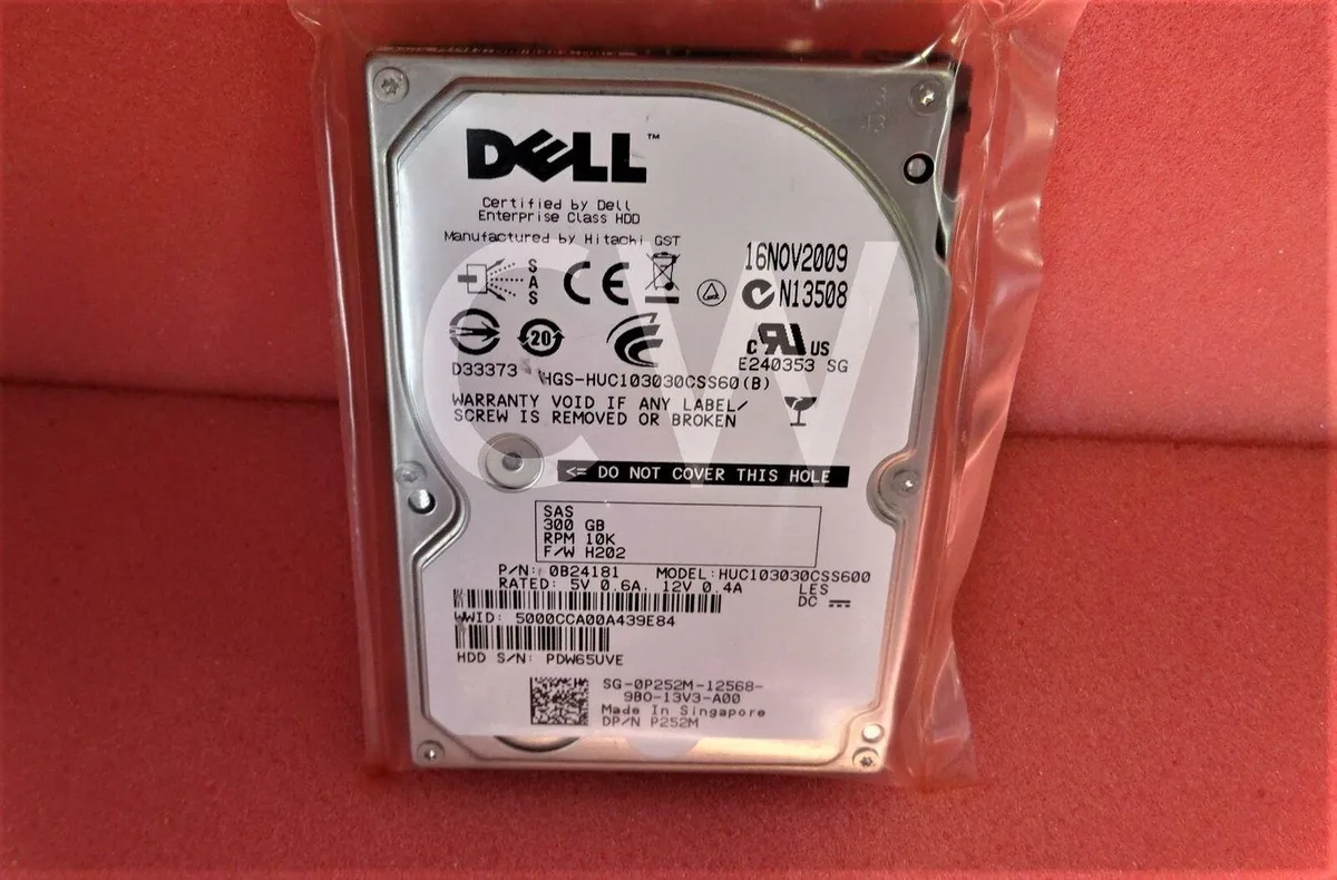 DELL DELL 300GB 10000RPM 16MB 2.5" SAS internal hard drive — product photo