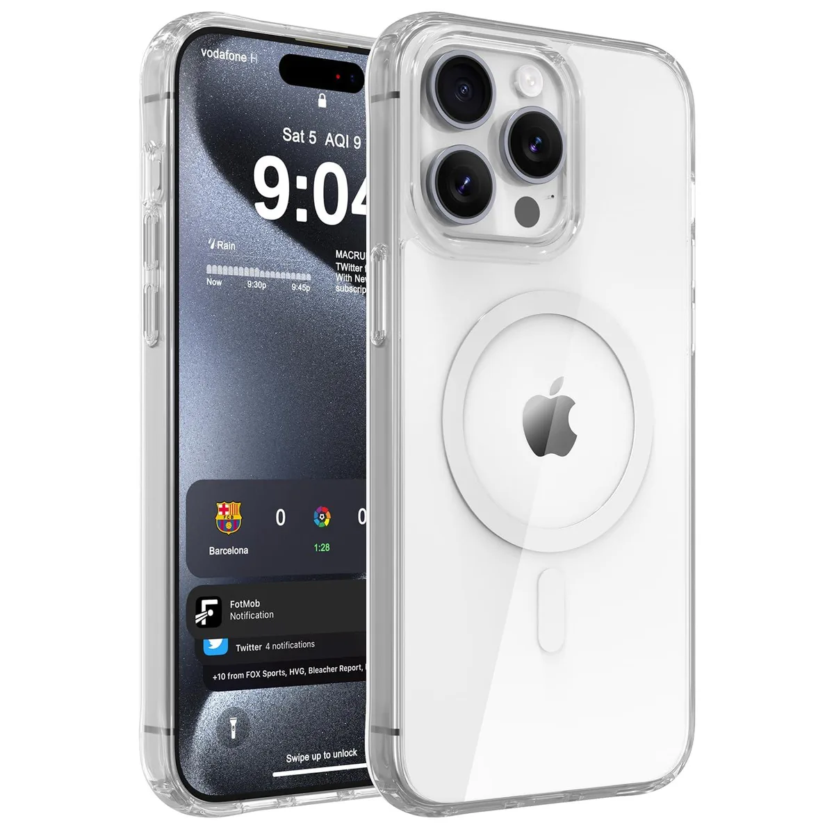  WRJ Magnetic Clear Case iPhone 16 Pro 6.1-Inch — product photo