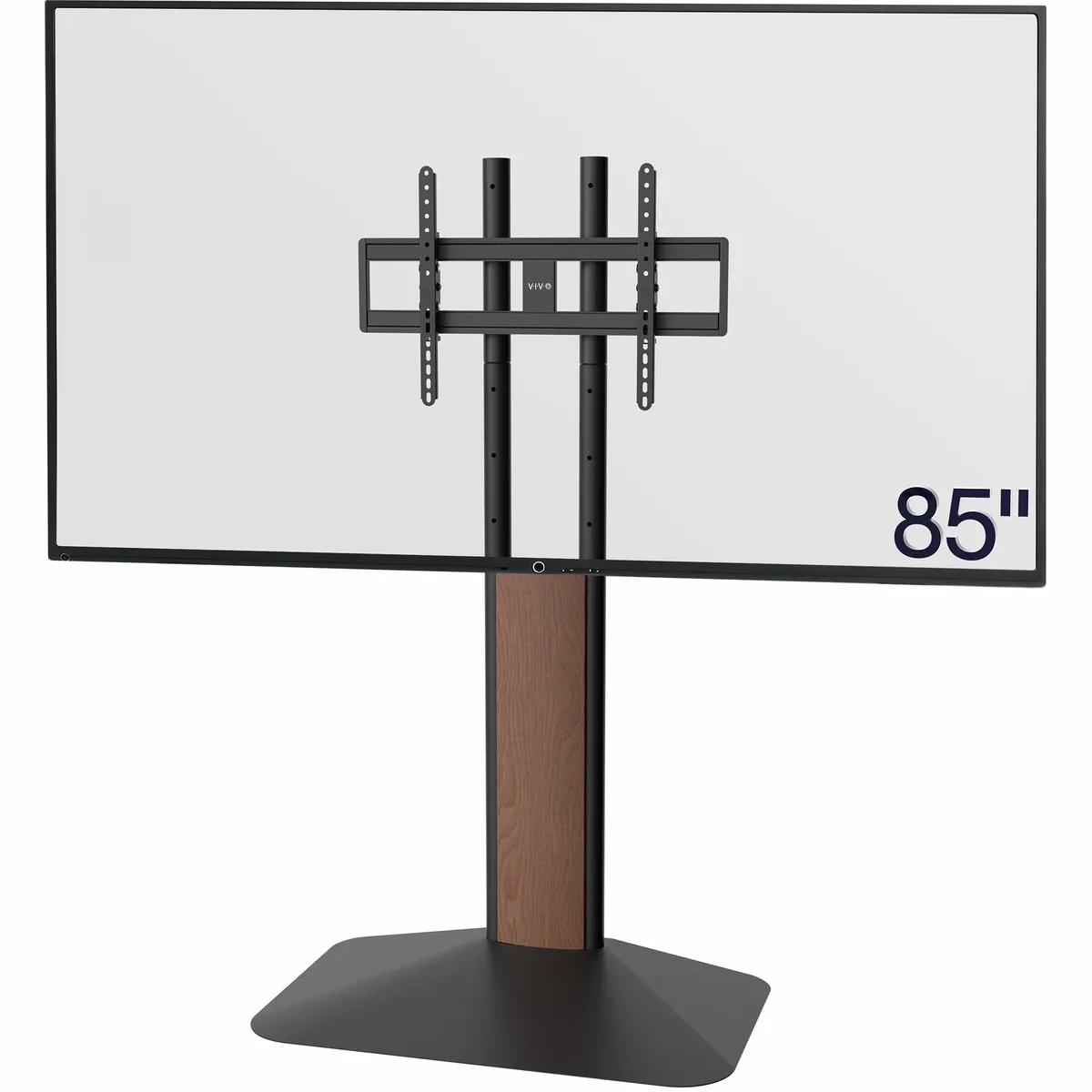 VIVO VIVO Japanese Style TV Floor Stand 32-85 Black Dark Walnut — product photo