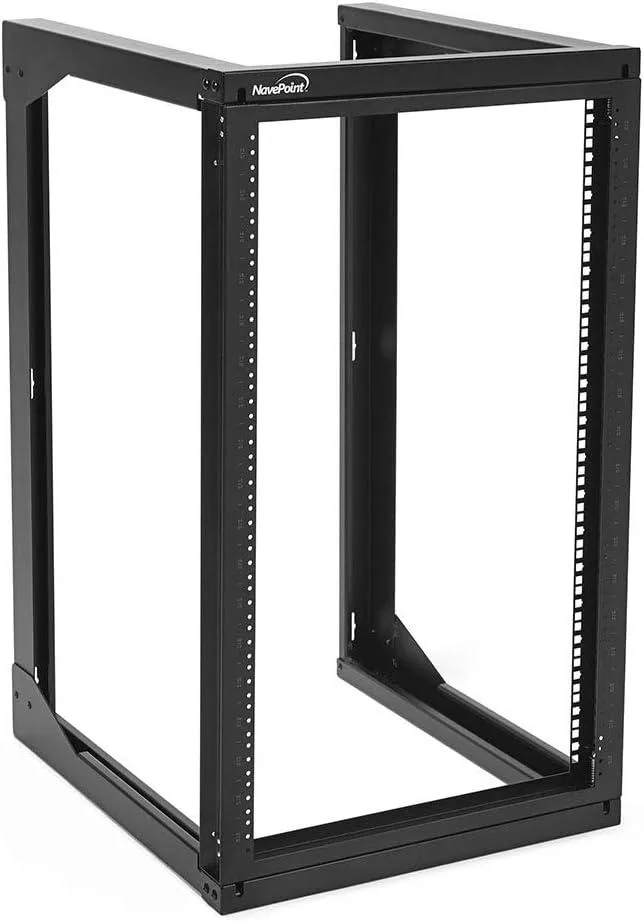 PISKEKAT PISKEKAT 18U Wall Mount Rack 19 Inch 24 Deep Swing Gate office equipment — product photo