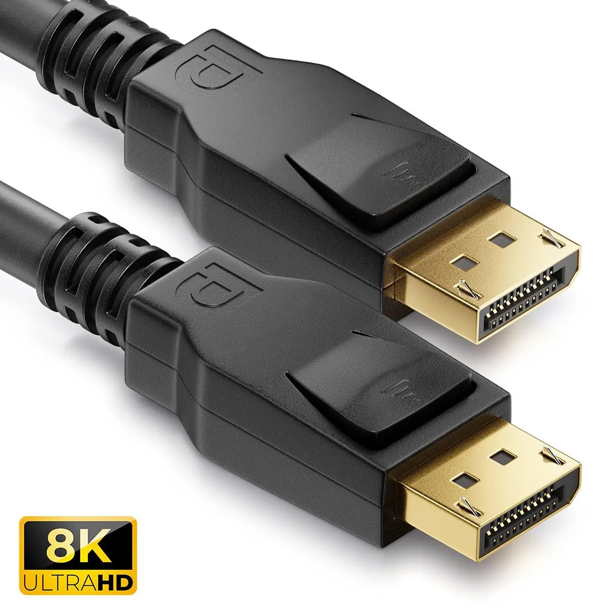 HANNORD HANNORD DisplayPort 1.4 cable 32.4 Gbps 3.3 ft black — product photo