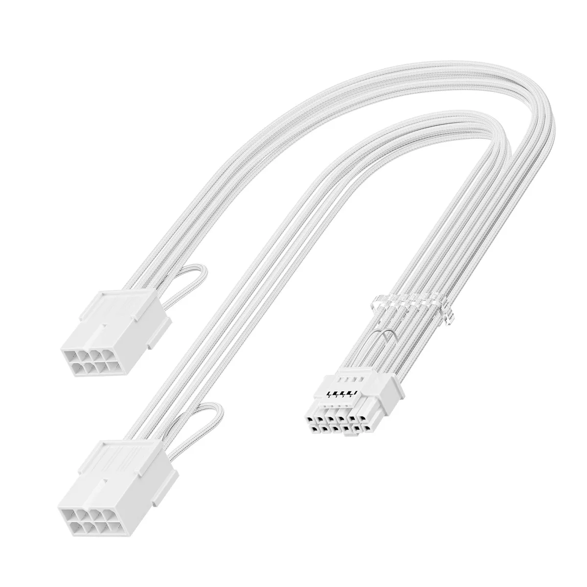 Vszerda Vszerda 12V-2x6 PCIe 5.0 Extension Cable White 16AWG 30cm 600W for RTX 4090 4080 4070ti 3090ti — product photo