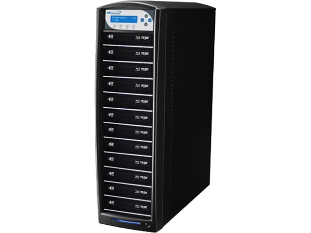 VinPower VinPower SharkBluCP-S12T-BK 12-target Blu-ray DVD CD duplicator 500GB HDD USB 3.0 CopyConnect — product photo