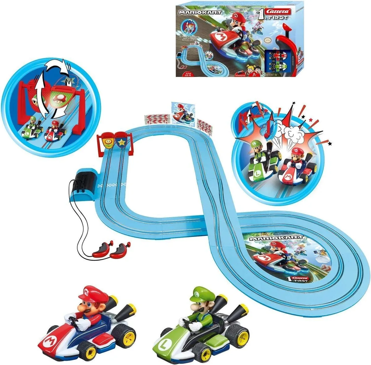 usbroway usbroway Carrera First Nintendo Mario Kart Slot Car Race Track 20063028 — product photo
