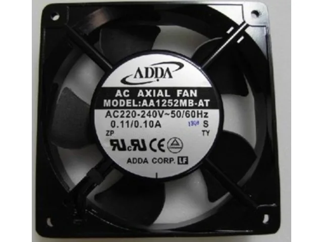 Fans Fans AA1252MB-ATSize case fan 120×120×25 mm 220-240 V 0.10 A 2200 RPM 65.0 FM 38.7 DBA 340 g — product photo