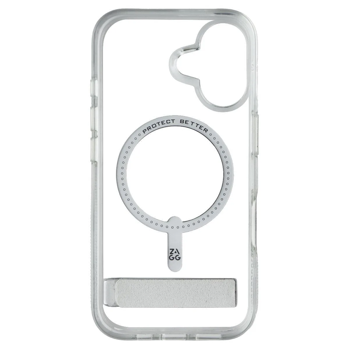 ZAGG ZAGG Crystal Palace Snap Kickstand Case for MagSafe iPhone 16 Clear — product photo