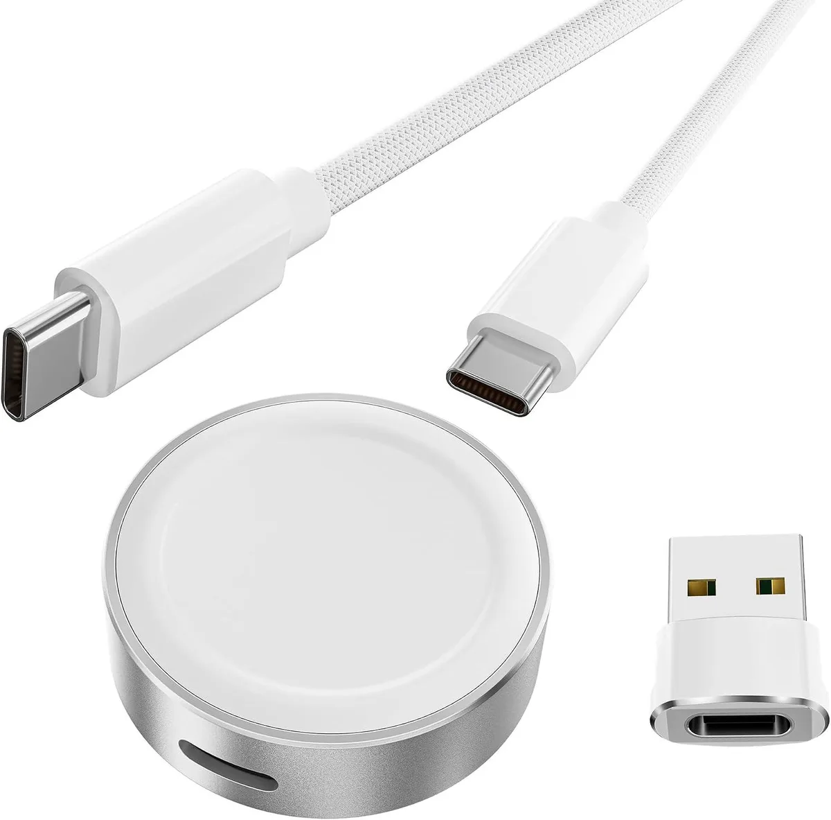 ETEIZU ETEIZU Magnetic Charger Adapter Watch 11 10 5W USB-C Dock Kit accessory — product photo