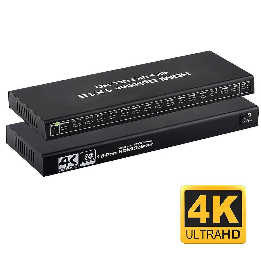 ESTONE ESTONE OZF13 1x16 HDMI Splitter Audio Video Distributor Box 4K x 2K 30Hz — product photo