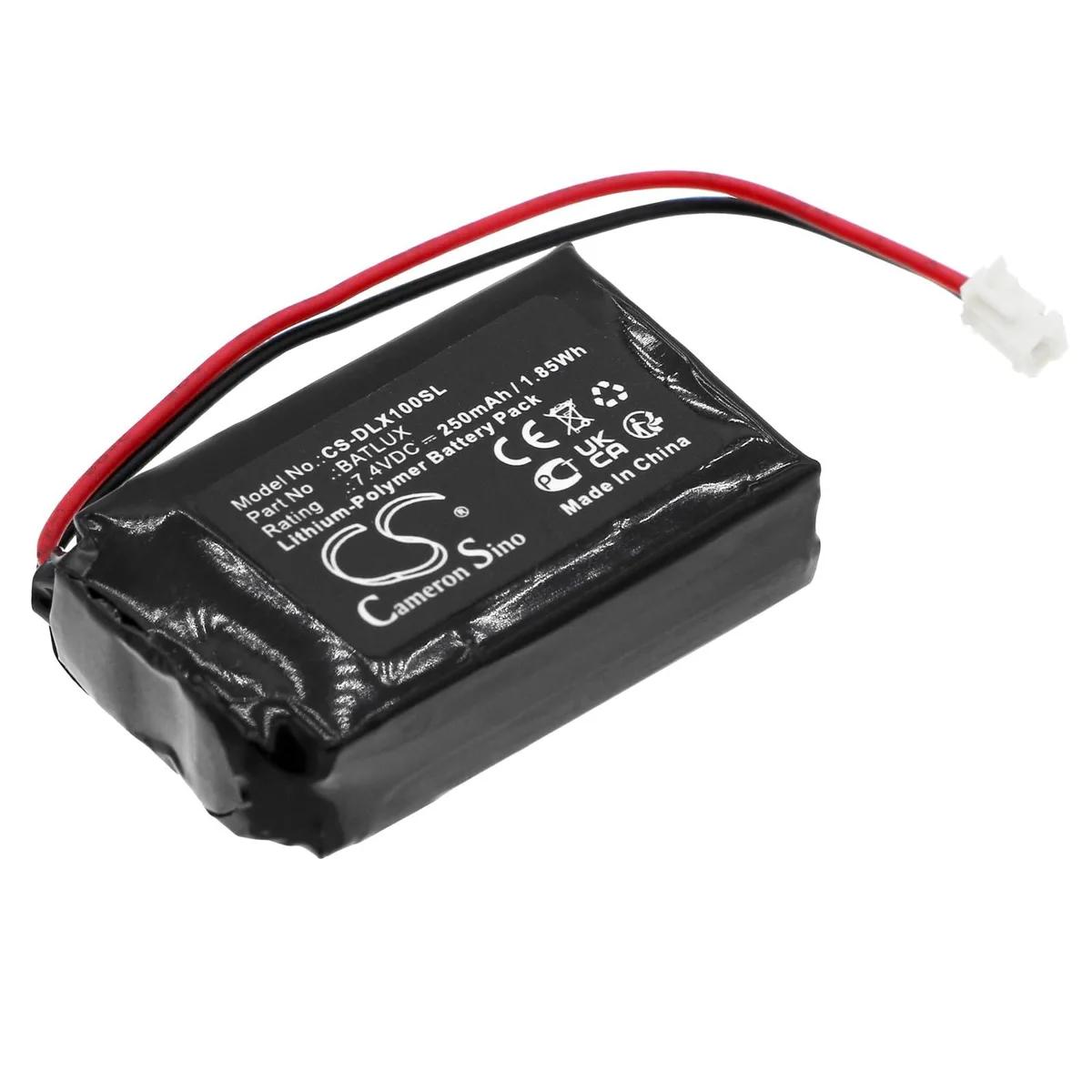  Cameron Sino BATLUX Battery for DLX Luxe ICE 1.0 250mAh 7.4V — product photo