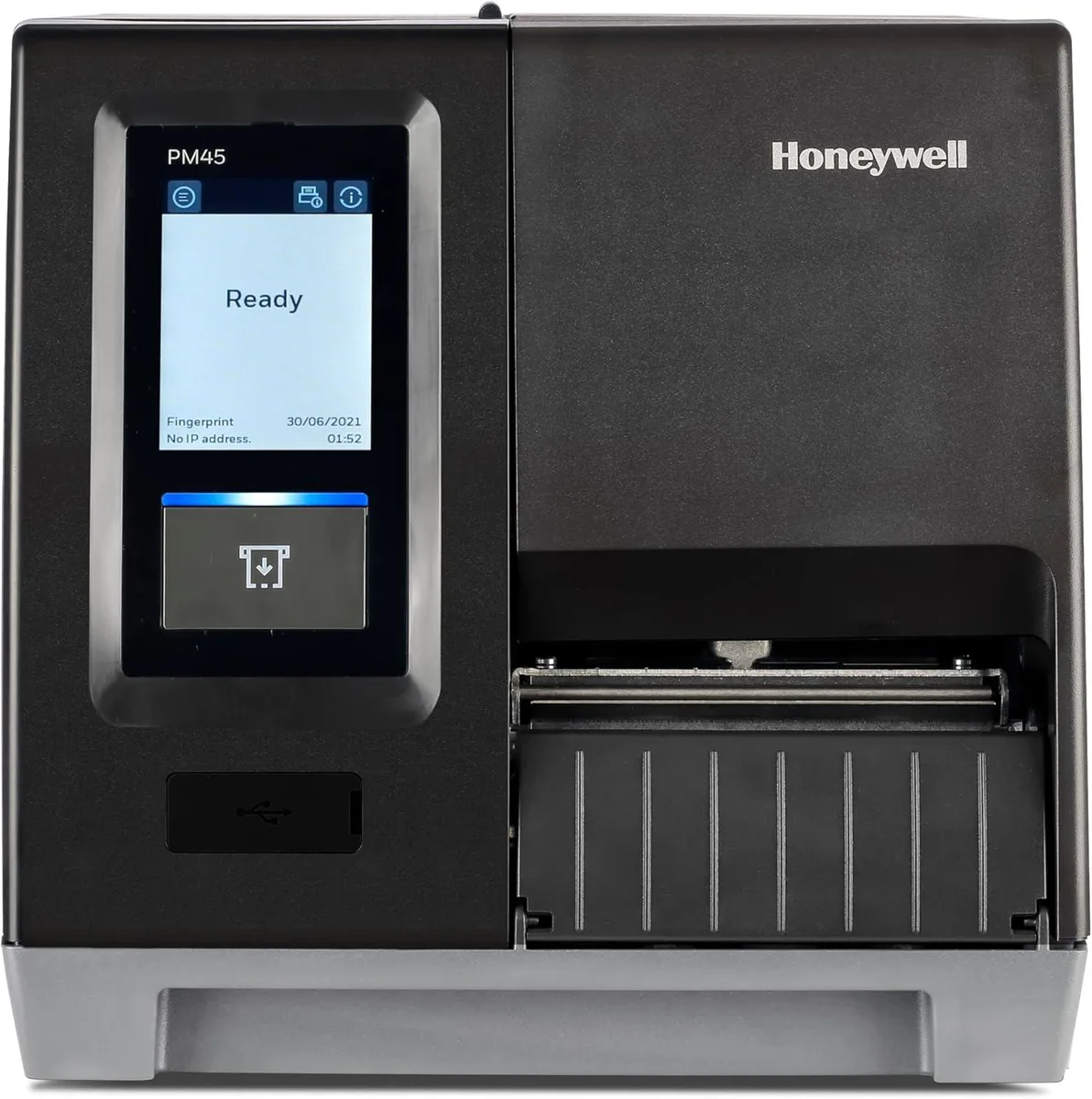 Honeywell Honeywell PM45A00000000201 label printer 203 DPI icon display Ethernet fixed hanger — product photo