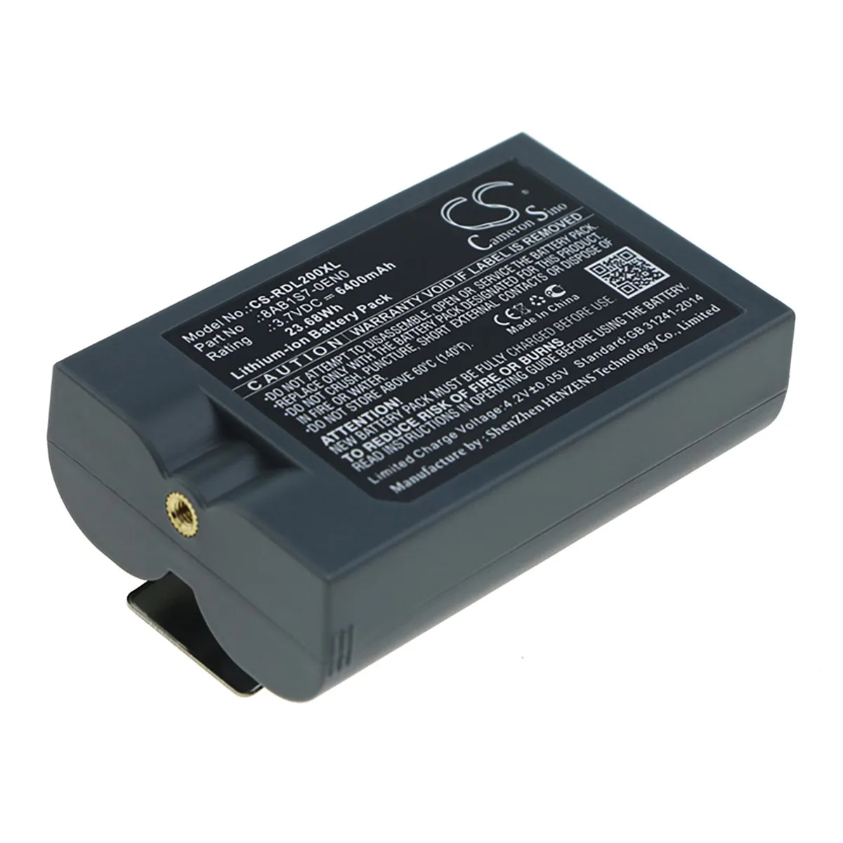 Cameron &amp; Co Cameron &amp; Co DS-CS-RDL200XL camera battery 6400mAh — product photo