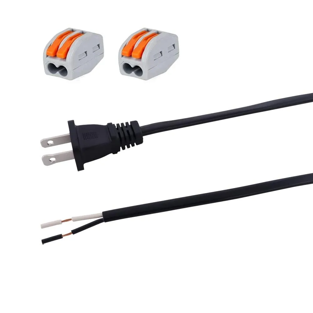  E ENERSYSTEC EENERSYSTEC-123 18AWG 3ft 2 Prong Polarized Computer Power Cord — product photo