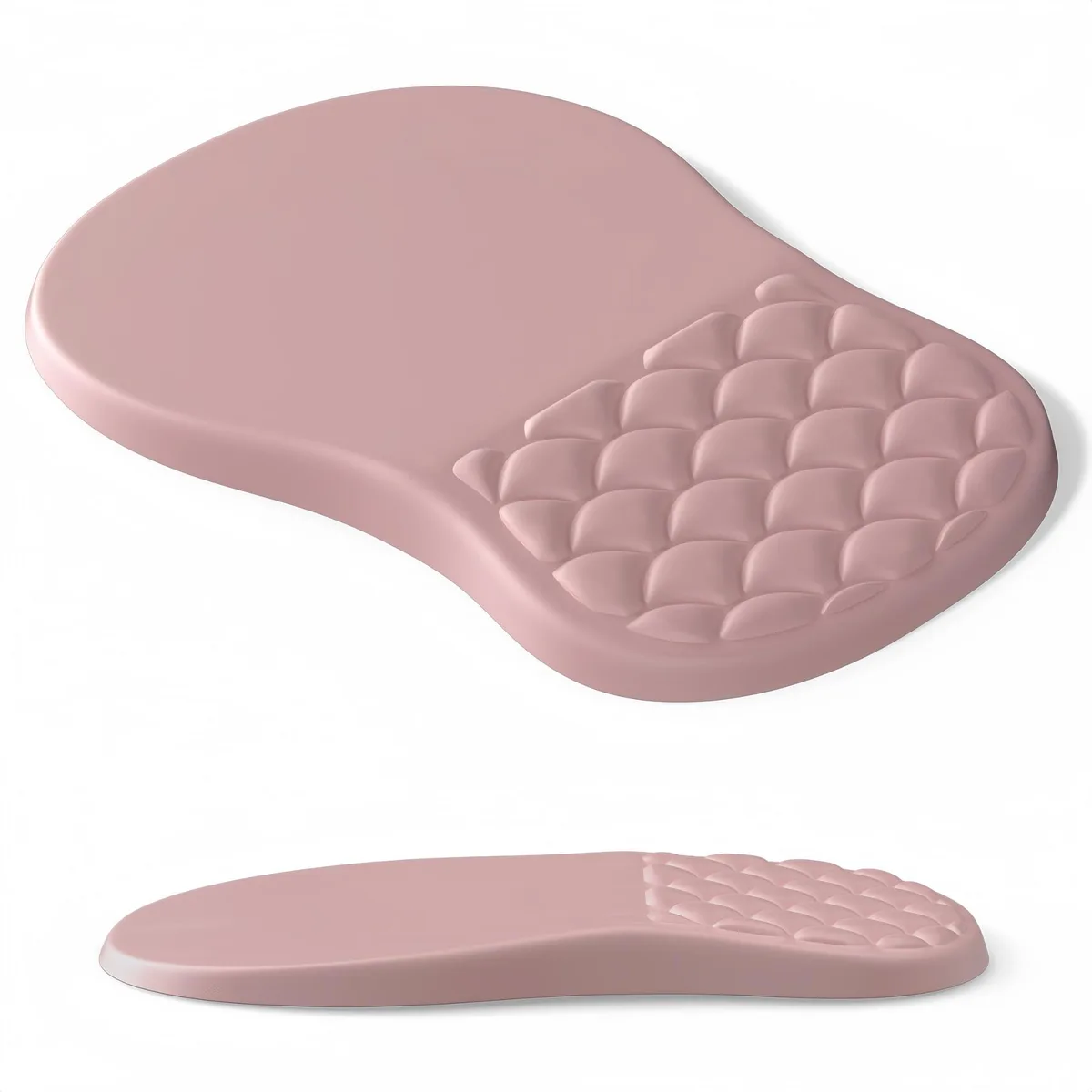  YiRing ZHF-pink Ergonomic Mouse Pad with Massage Bumps, Classic Pink, 12 x 8 x 1.2 in — product photo