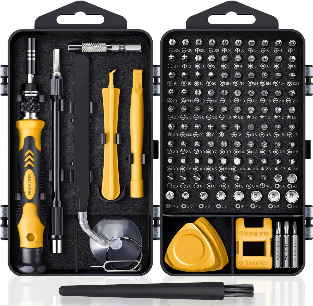 Mickey Technology Mickey Technology 122 in 1 Precision Screwdriver Kit Yellow — product photo