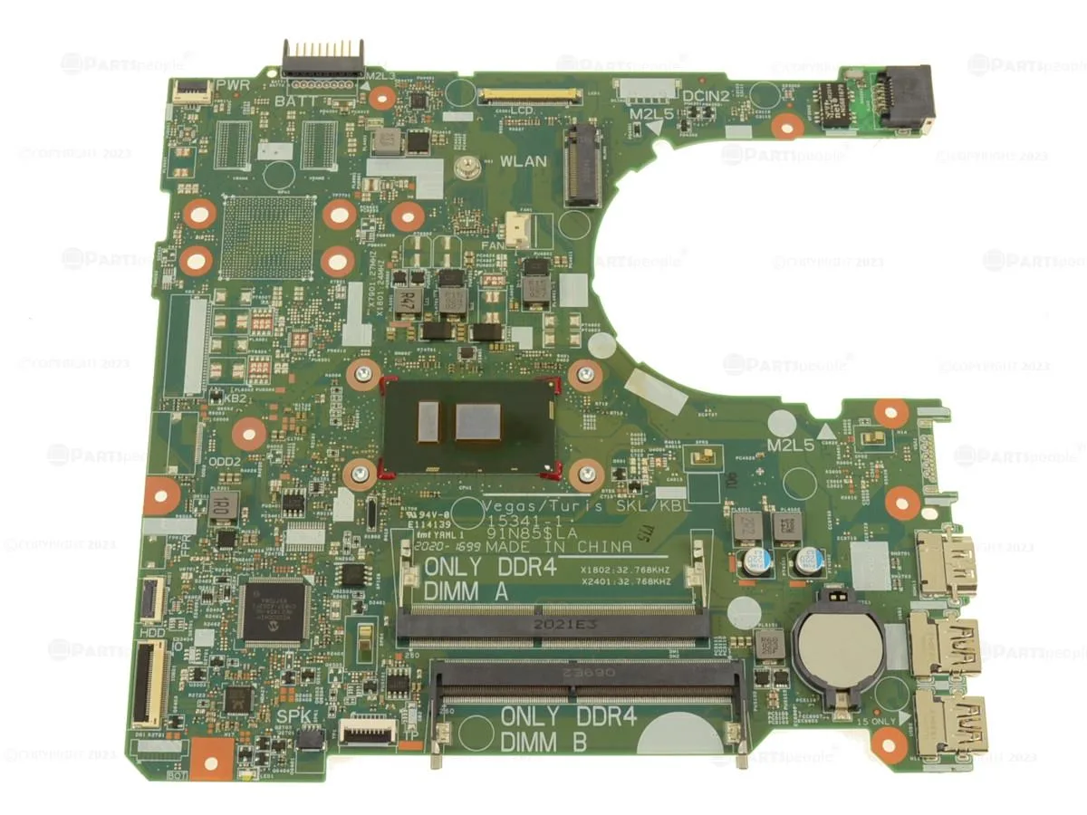 DELL DELL Inspiron 3567 Intel motherboard Core i7-7500U 3.5GHz XHKD5 — product photo