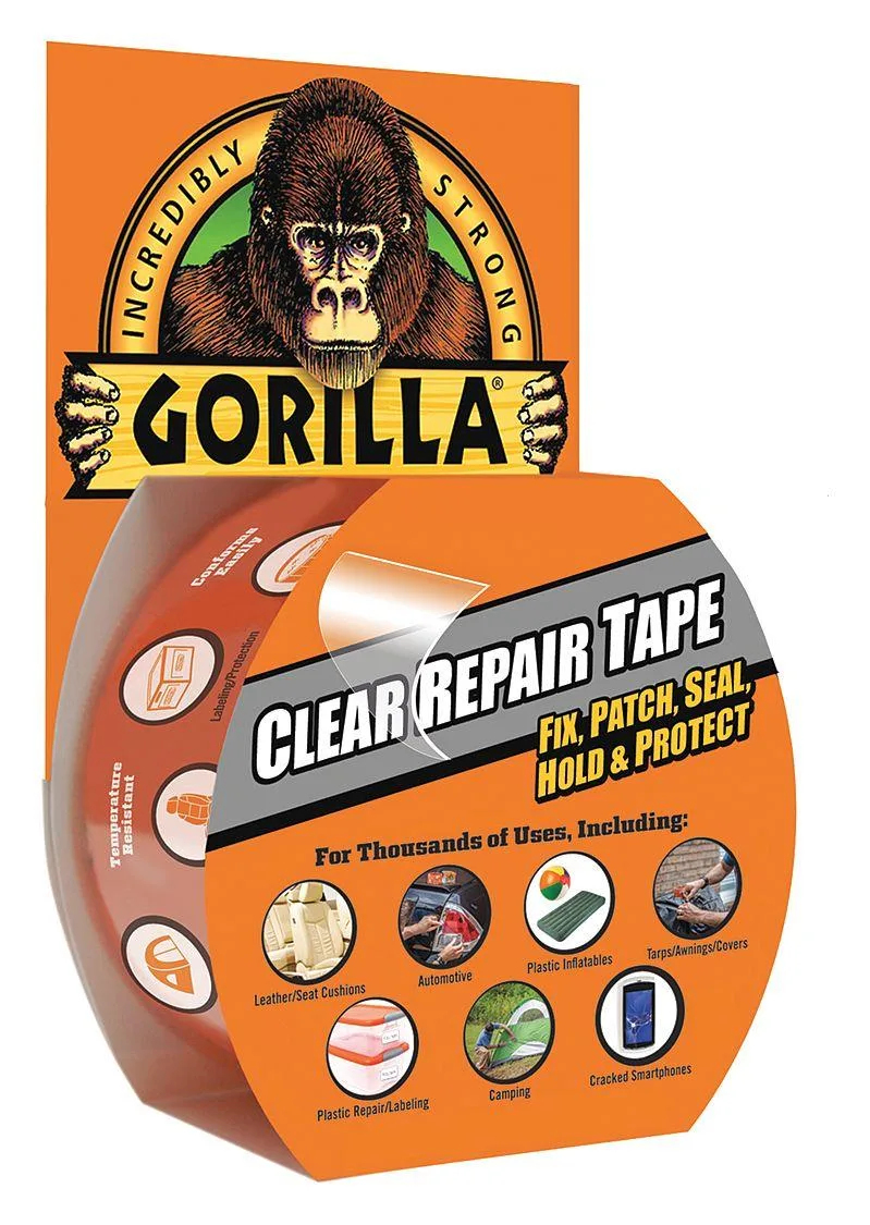 Gorilla Glue Gorilla Glue 6027002 Clear Cloth Repair Tape 9 yd — product photo