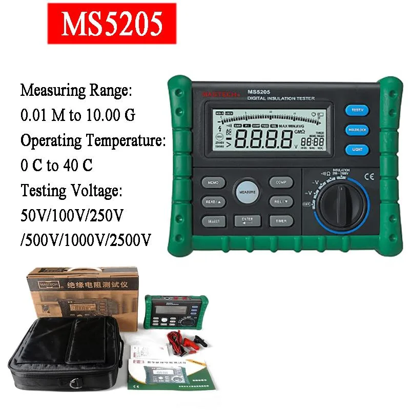 MASTECH MASTECH MS5205 insulation resistance tester 2500V — product photo