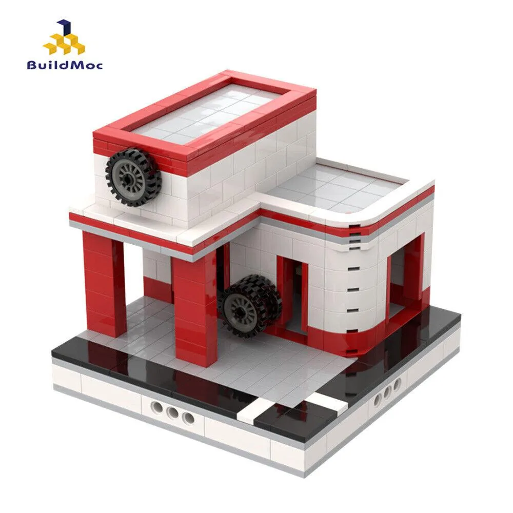 ZITIANYOUBUILD ZITIANYOUBUILD Mini Garage Modular City Building Set 401 Pieces MOC — product photo
