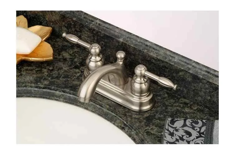 KINGSTON BRASS KINGSTON BRASS KB2608KL Two Handle 4" Centerset Lavatory Faucet — product photo